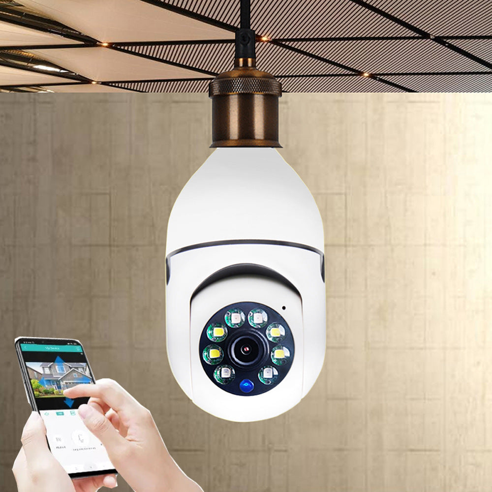 CAMERA WiFi 1080P Bóng đèn Zoom 4X Camera E27 Nhà 5GWiFi Màn hình báo động