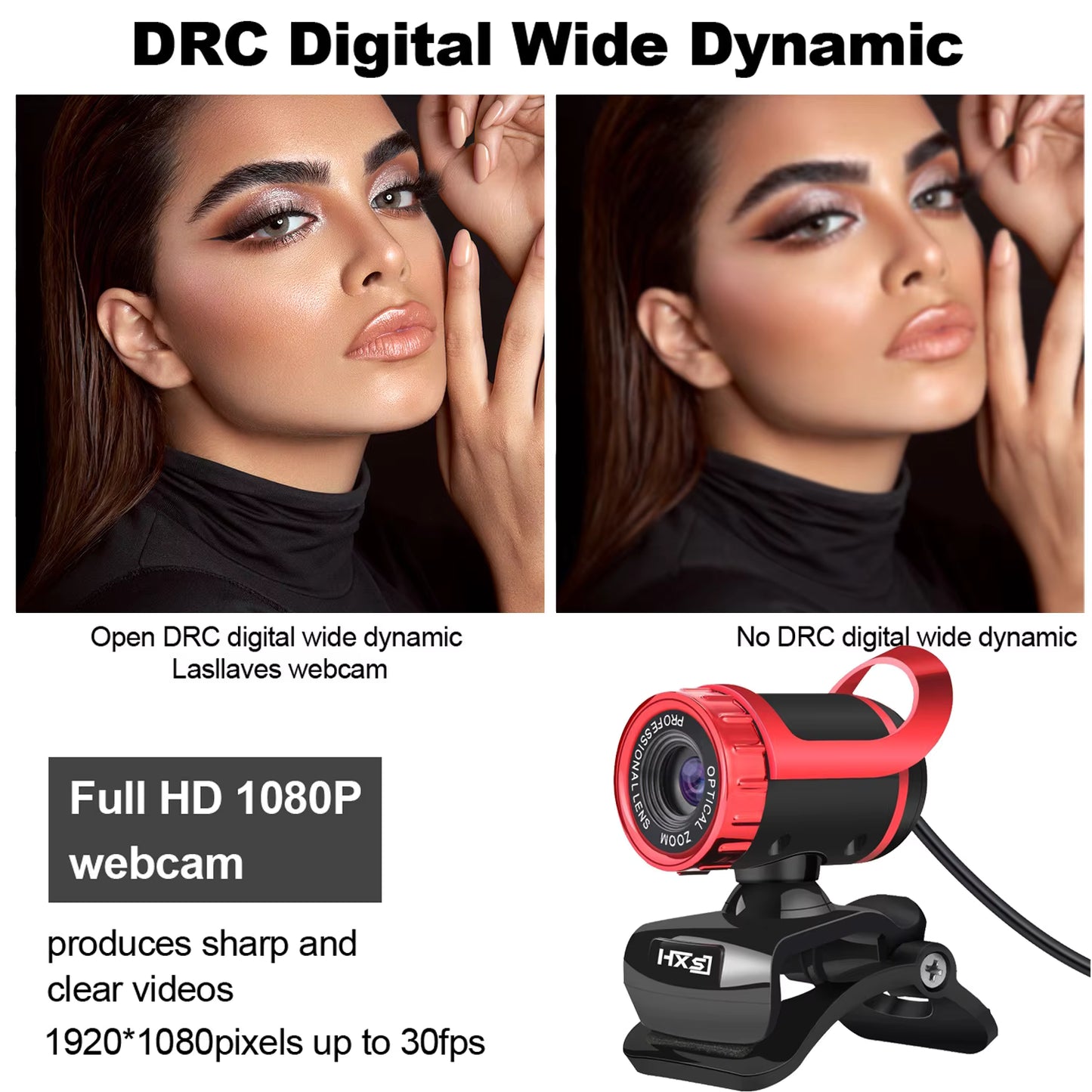 S9 1080P computer Webcam built-in MIC supports video calls conferences high-definition wired network Webcam gaming office Camera