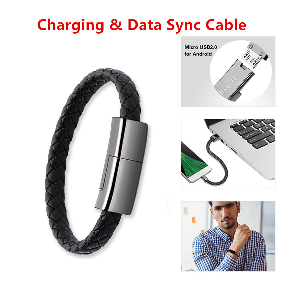 Bộ sạc vòng đeo tay mới Cáp sạc USB Dây sạc dữ liệu cho iPhone 14 13 Max Cáp USB C cho điện thoại Cáp Micro