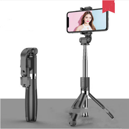 Tương thích với Apple, Tripod Selfie Stick Mobile Universal Live Triangle Bracket One Bluetooth Selfie Artifact