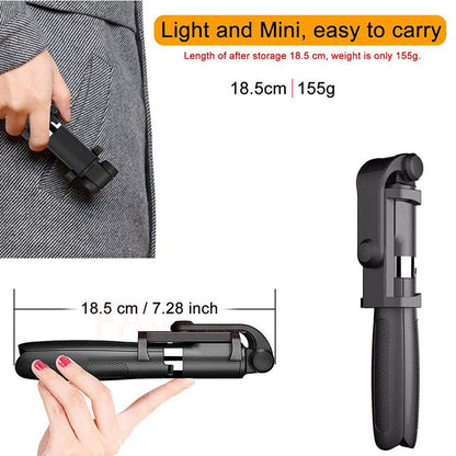 Tương thích với Apple, Tripod Selfie Stick Mobile Universal Live Triangle Bracket One Bluetooth Selfie Artifact