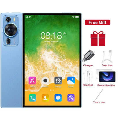 NEW Original P60Pro Tablets 16GB+1TB 10inch 20000mAh High-end Android 14 Tab 5G Dual SIM Global Version Tablet PC With keyboard