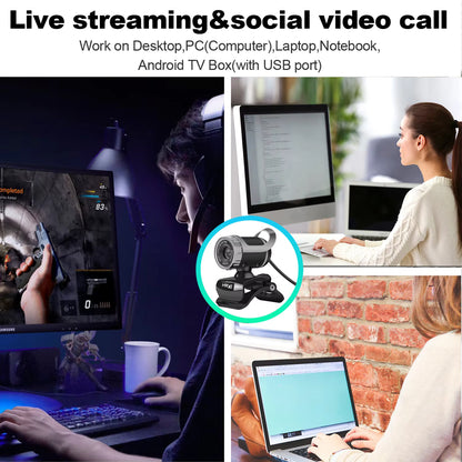 S9 1080P computer Webcam built-in MIC supports video calls conferences high-definition wired network Webcam gaming office Camera