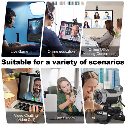 S9 1080P computer Webcam built-in MIC supports video calls conferences high-definition wired network Webcam gaming office Camera